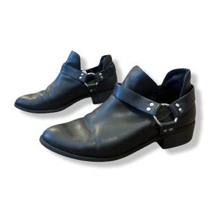 Nordstrom BP | Black Leather Kerry Bootie